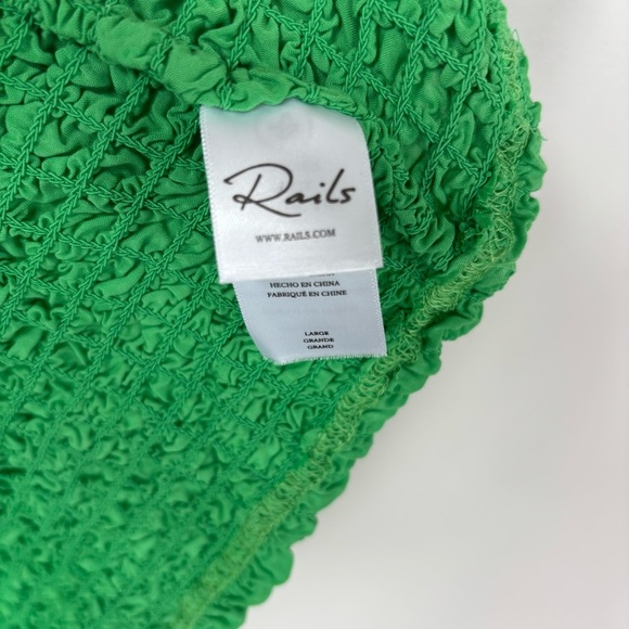 Rails Julie Crinkled Popcorn Mini Dress Size L - Picture 6 of 8